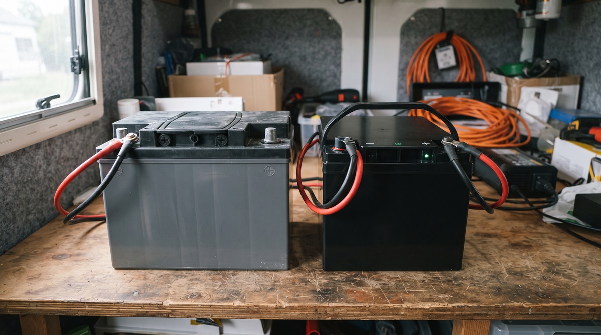 AGM-Batterie und LiFePO4-Batterie im Vergleich