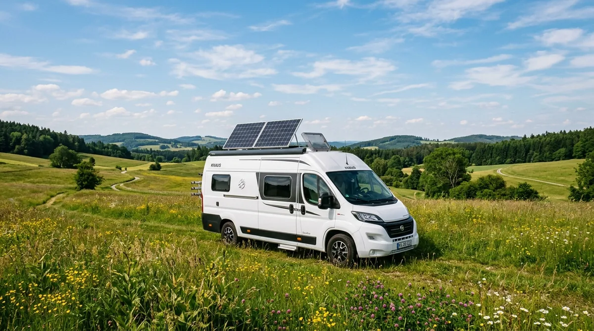 Solaranlage auf Wohnmobil